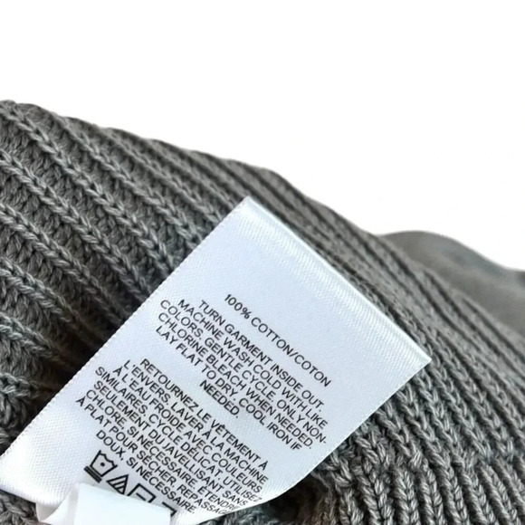 Express Gray Shawl Collar Sweater Men’s XL Ribbed Knit Gorpcore Cyber Y2K - Picture 7 of 8